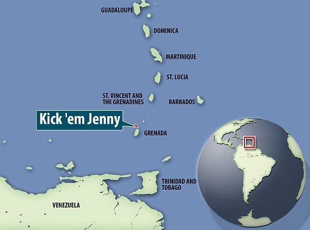 Подводный вулкан: оранжевый уровень опасности