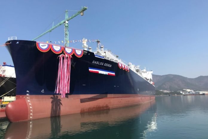 Компания GasLog приняла поставку нового судна