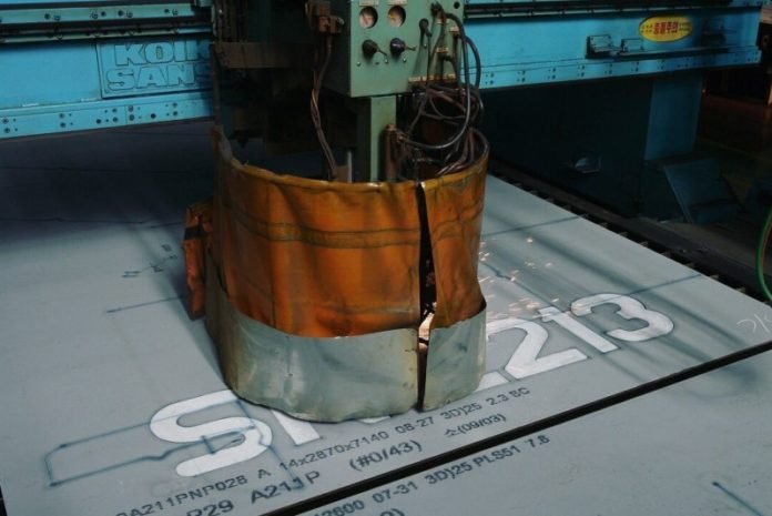 LNG-перевозчик для GasLog Ltd: резка стали