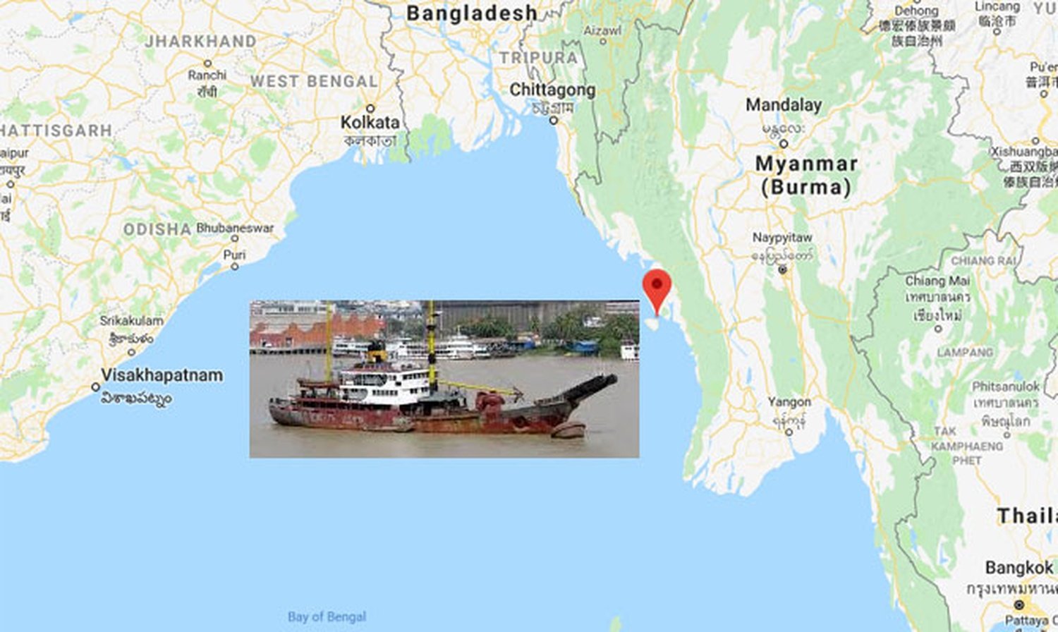 При крушении судна в Бенгальском заливе погибли и пропали без вести моряки