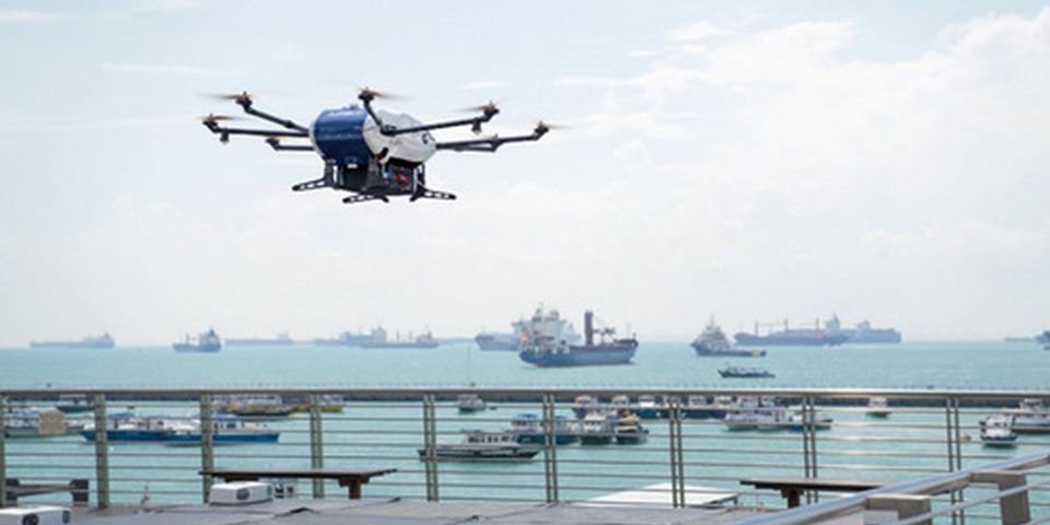Детали на суда будут доставлять дроны