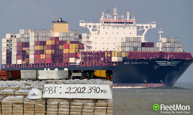 Наркотики на борту: судно компании MSC было задержано в Перу