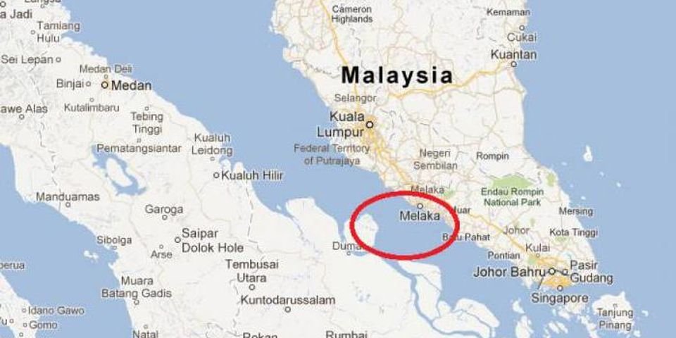 Китай поднял до MAX уровень угрозы безопасности для своих судов в Малаккском проливе