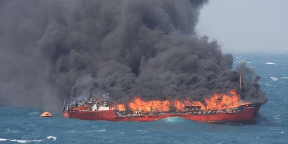 Машинное отделение — самое «уязвимое» к пожарам место на судне