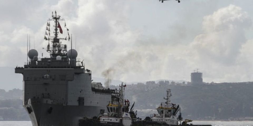 Трое моряков пострадали при взрыве с последующим возгоранием