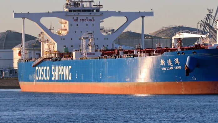 Санкции против Cosco ударили по танкерному рынку, так как фрахтователи стали отказываться от китайских грузов