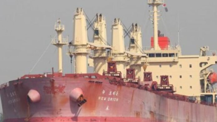 Балкер с 22 украинцами на борту задержан в Малайзии