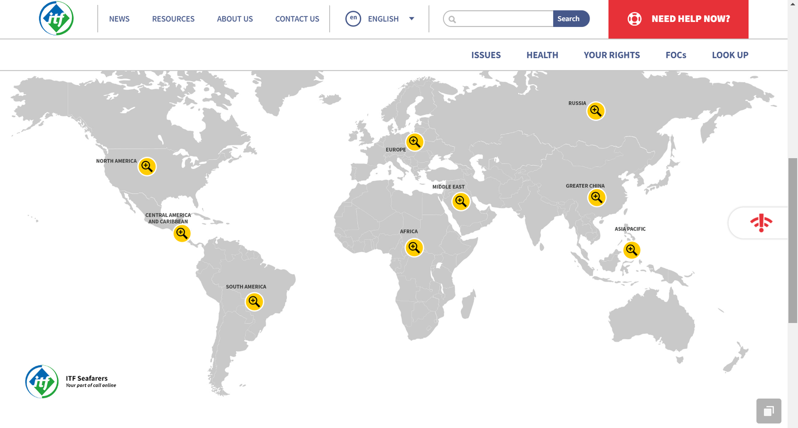 Доступна интерактивная карта с обстановкой со сменами в разных портах