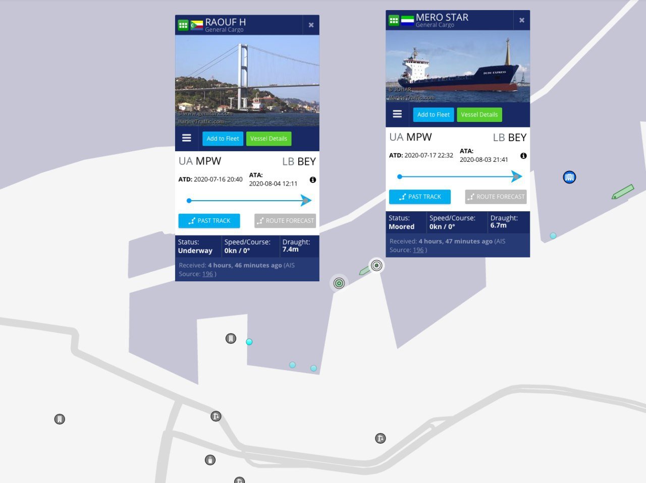 Моряки оказались в эпицентре взрыва в порту Бейрута