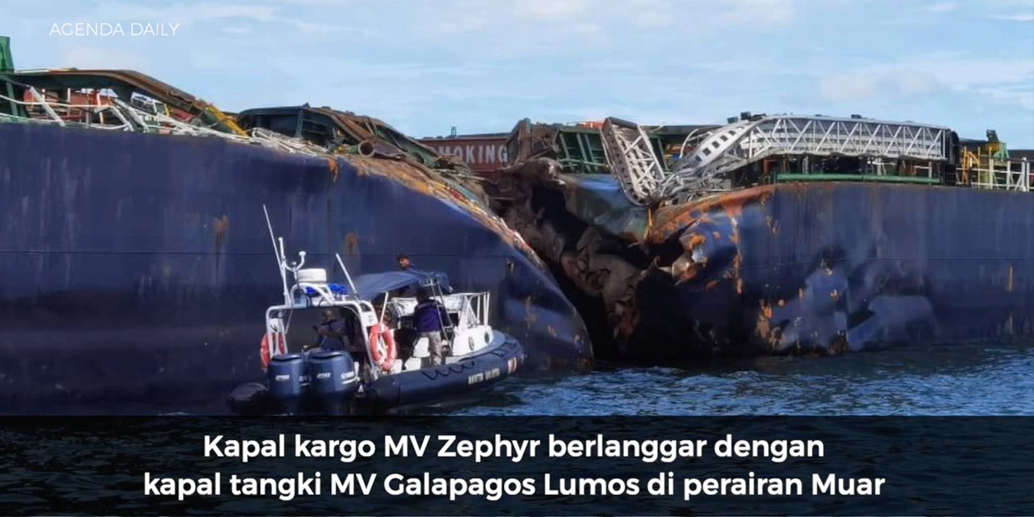 Мегаконтейнеровоз протаранил балкер в Малаккском проливе (ВИДЕО)