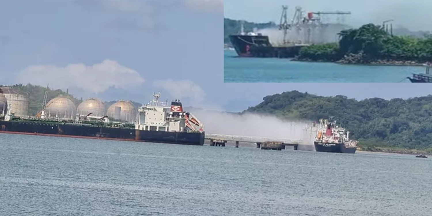 На танкере в Бразилии произошел взрыв