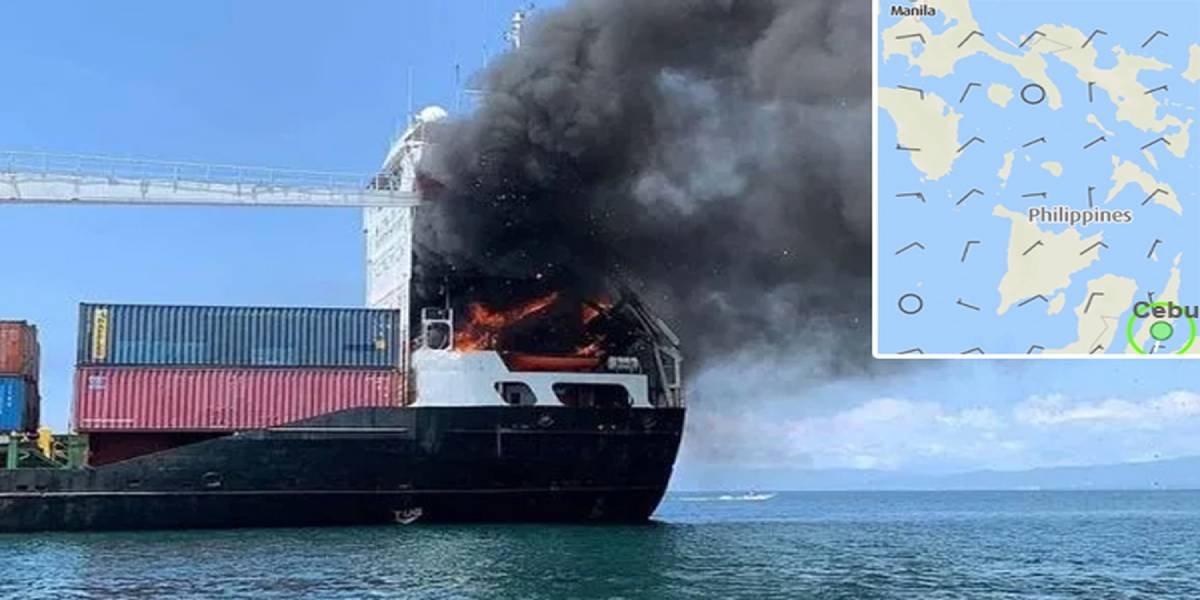 Стармех погиб и ещё трое моряков с ожогами из-за пожара на контейнеровозе