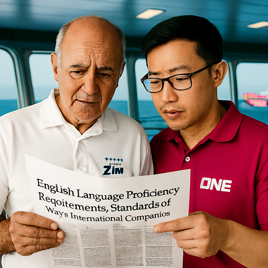 Английский для Моряков: Требования ZIM, ONE и Мировые Стандарты