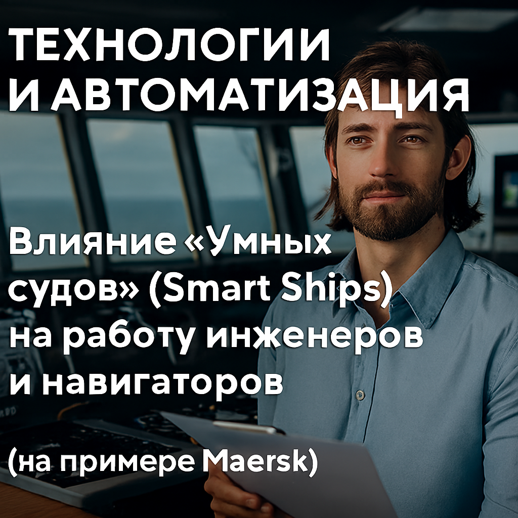 Умные суда Maersk: Трансформация работы инженеров и навигаторов