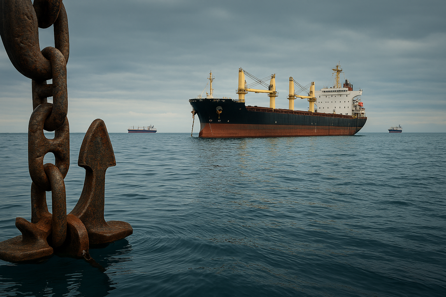 Жизнь на якоре: Почему суда ждут порта неделями?