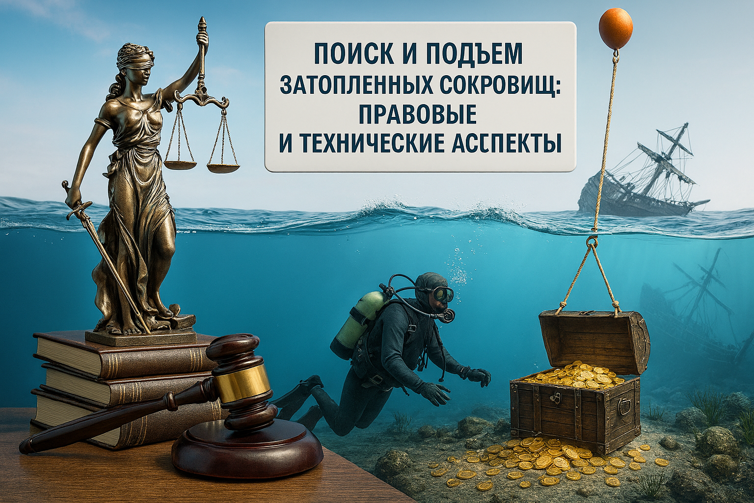 Затонувшие сокровища: Право и технологии подъема