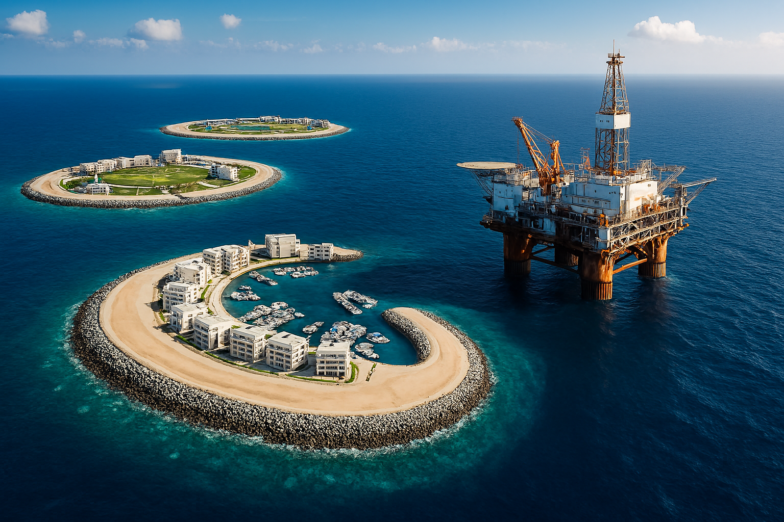 Искусственные Острова и Морские Платформы: Чудеса Океана