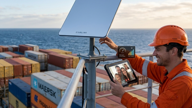 Revolutionizing Maritime Connectivity: How Starlink is Changing the Game for Ships and Crews