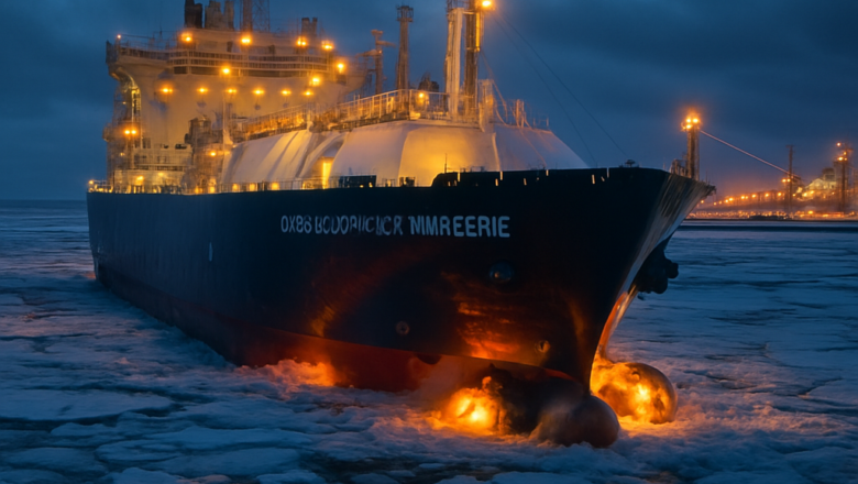 Arctic Logistics: Icebreaking LNG Carriers & Laser-Guided Docking